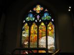 Stained glass windows in Pearse Lyons Distillery