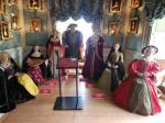 Wax figures of Henry VIII and his wives
