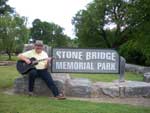 At the entrance to Stone Bridge Park in Fayetteville, Tennessee
