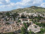 View from Alhambra in Granada, Spain